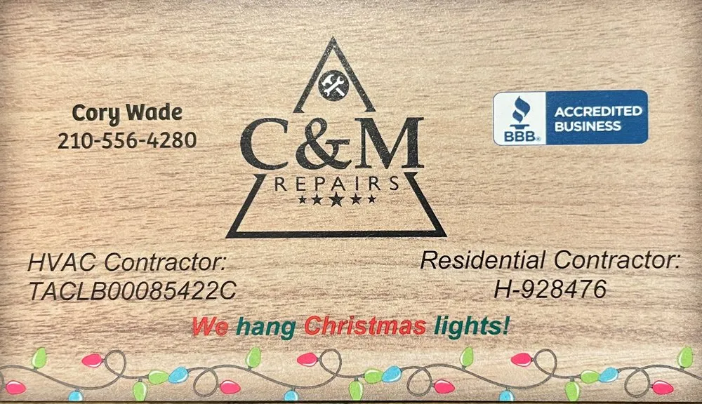 Slide of C&M Repair