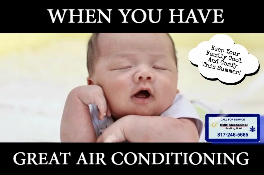 Top-rated heating and cooling service for homes in Paradise, TX by CMB Mechanical Heating Air