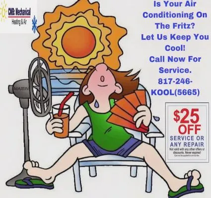 CMB Mechanical Heating Air Logo
