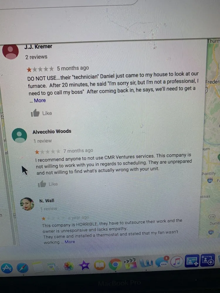 Slide of CMR Heating & Air Conditioning