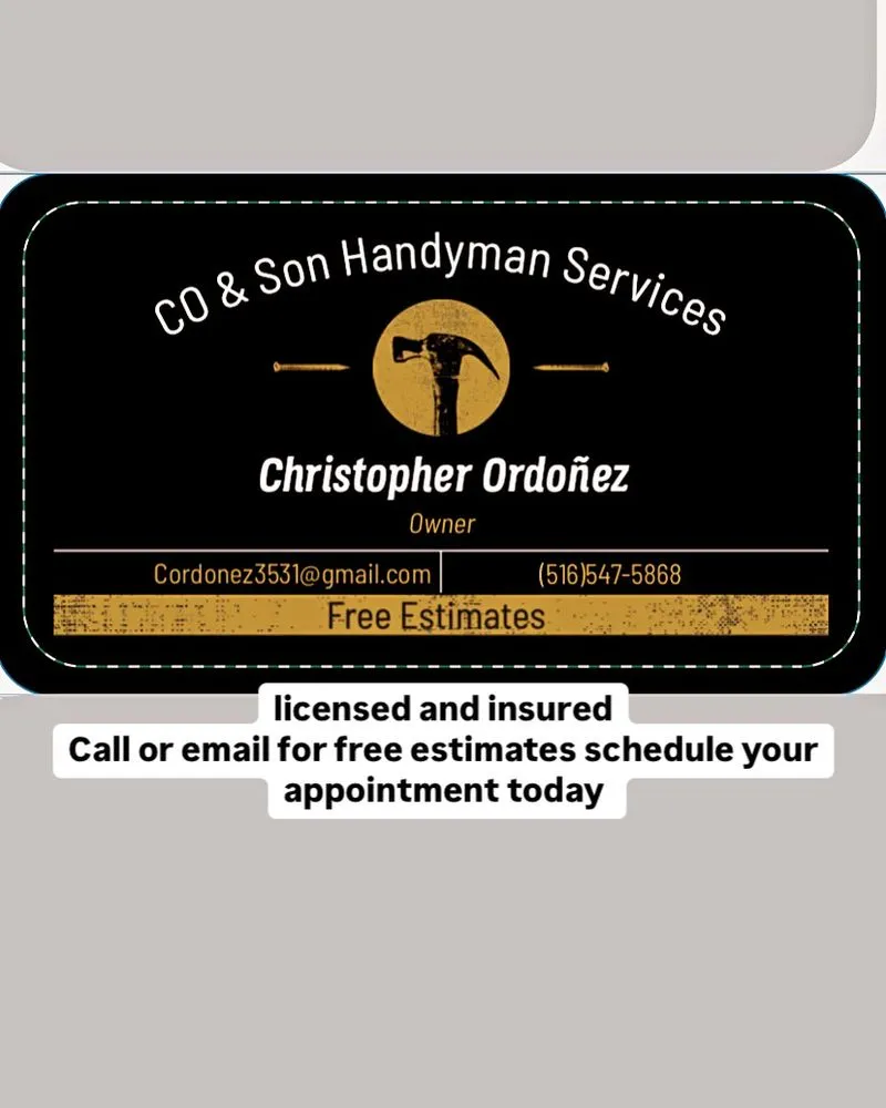 Slide of CO & Son Handyman Services