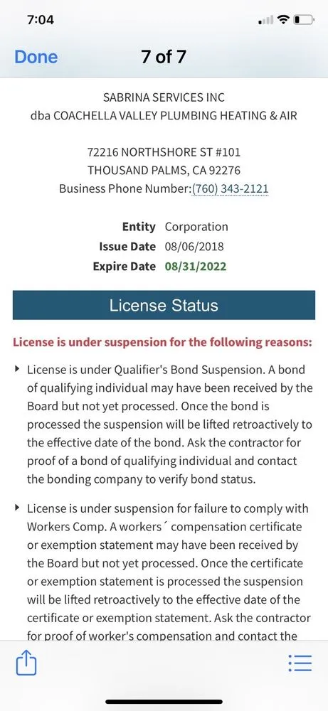 Slide of Coachella Valley Plumbing Heating & Air