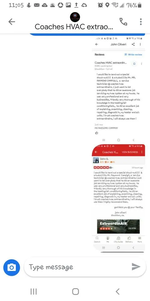 Slide of Coaches HVAC ExtraordinAIR