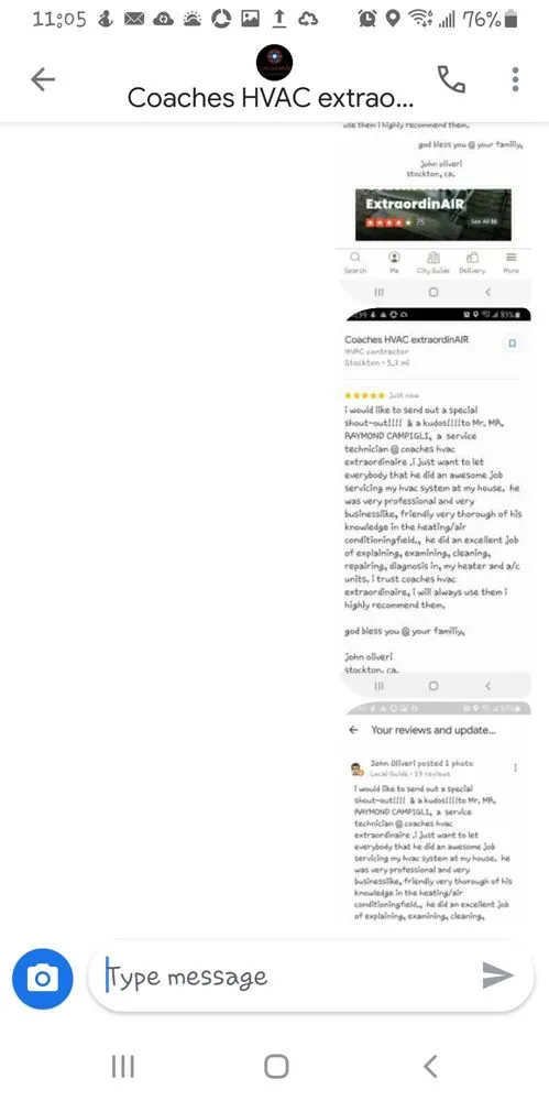 Slide of Coaches HVAC ExtraordinAIR