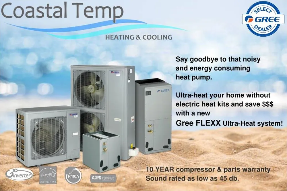 Slide of Coastal Temp Heating & Cooling