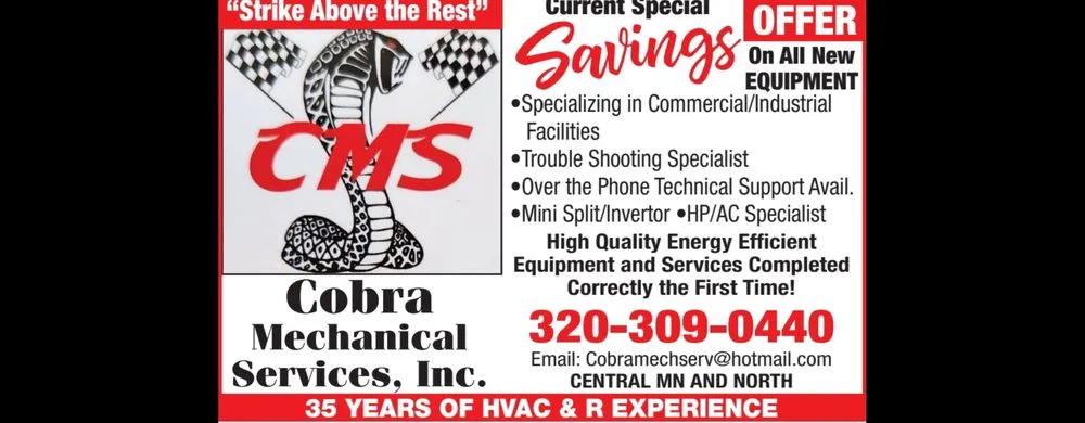 Slide of Cobra Mechanical Services