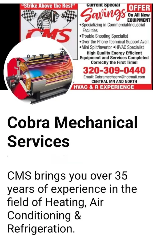 Slide of Cobra Mechanical Services