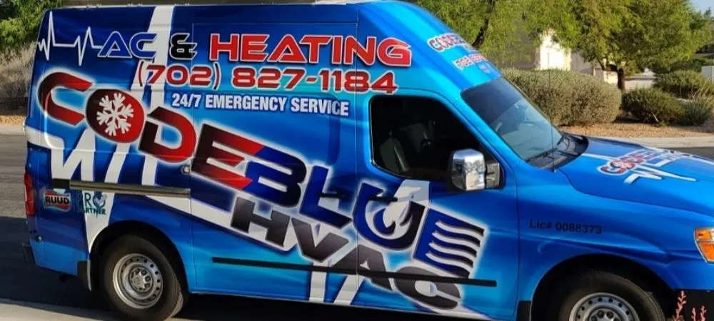 Slide of Code Blue HVAC