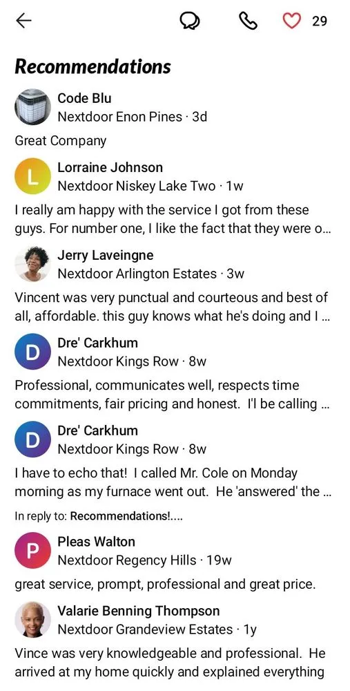 Slide of Codeblu Heating & Air Plumbing & Electric