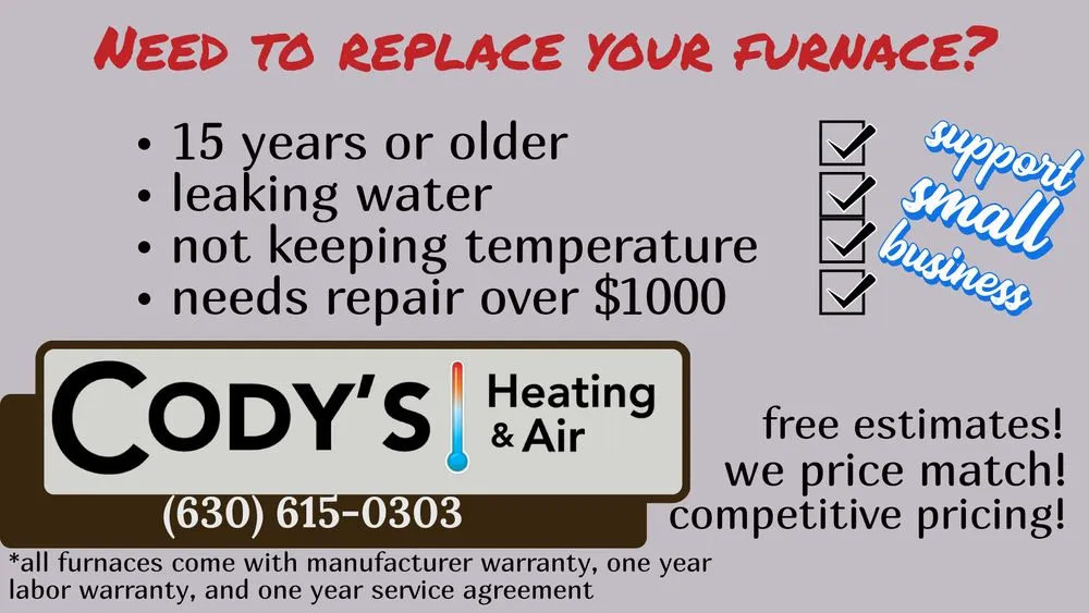 Slide of Cody's Heating And Air