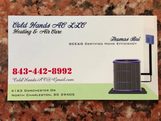 Cold Hands AC LLC Logo