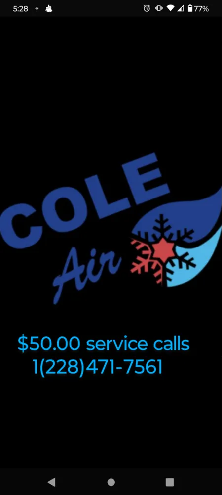 Slide of Cole Air