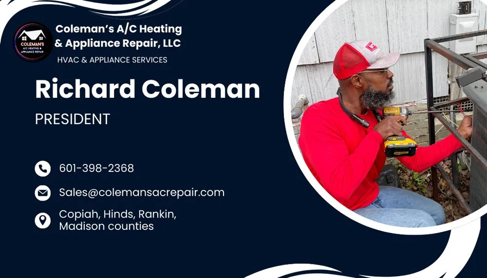 Slide of Coleman's AC Heating & Appliance Repair