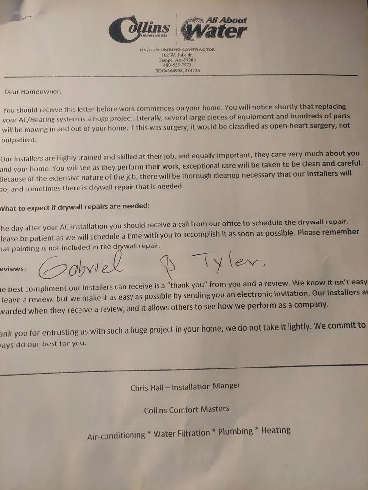 Slide of Collins Comfort Masters