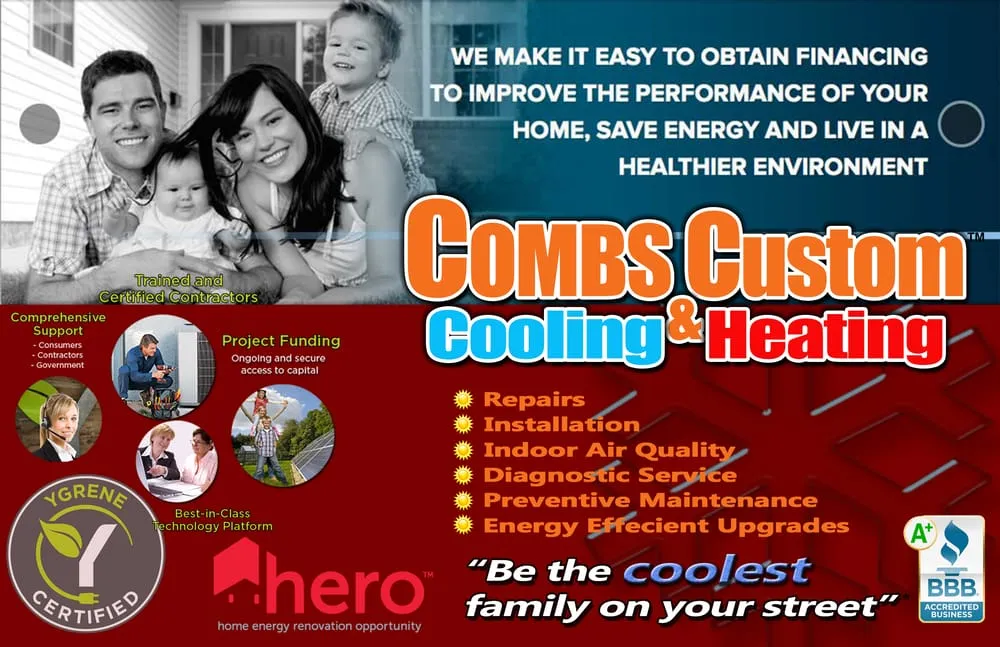 Slide of Combs Custom Cooling & Heating