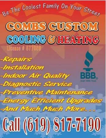 Slide of Combs Custom Cooling & Heating