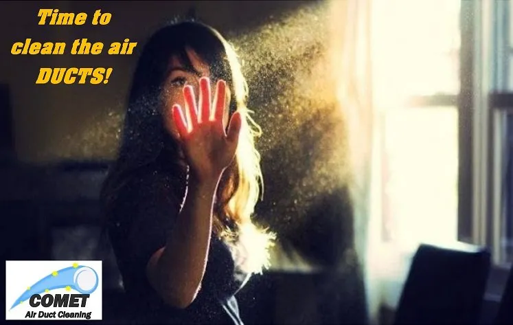 Slide of Comet Air Duct Cleaning