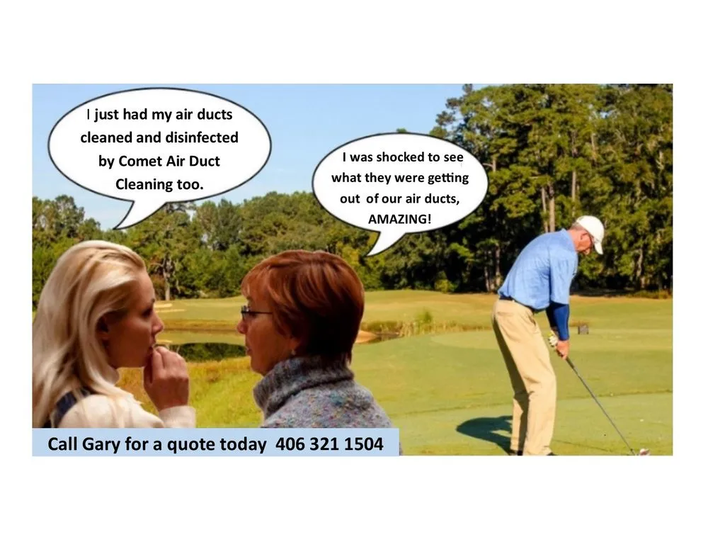 Slide of Comet Air Duct Cleaning