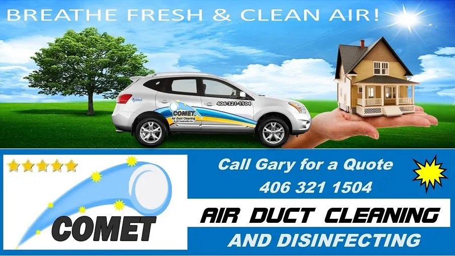 Slide of Comet Air Duct Cleaning