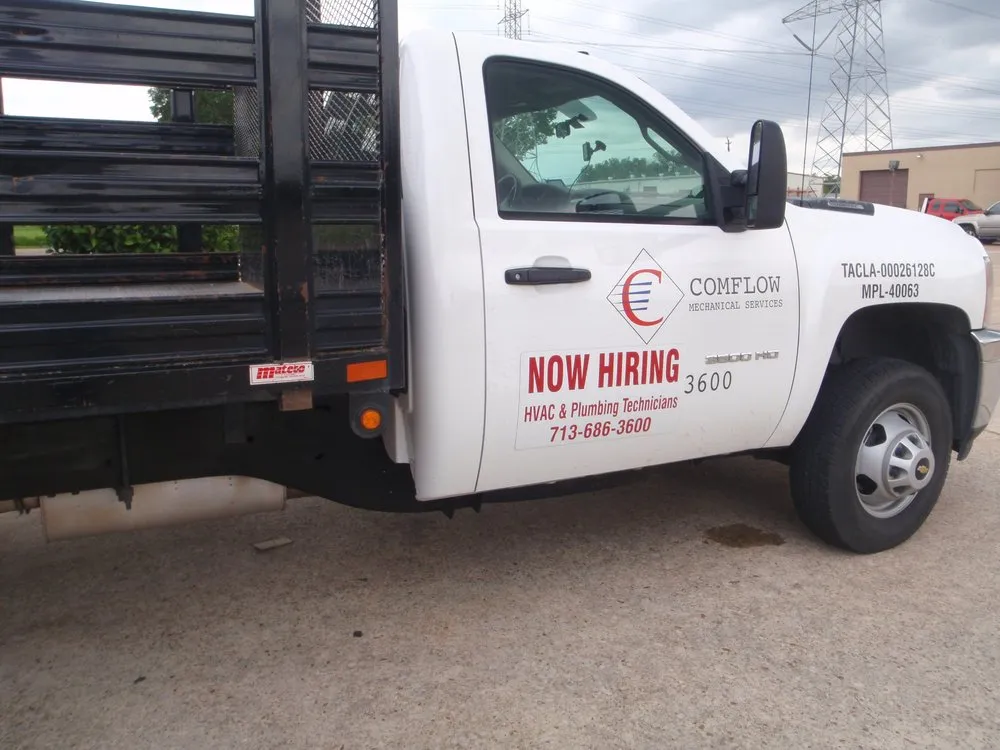 Slide of Comflow Mechanical Services