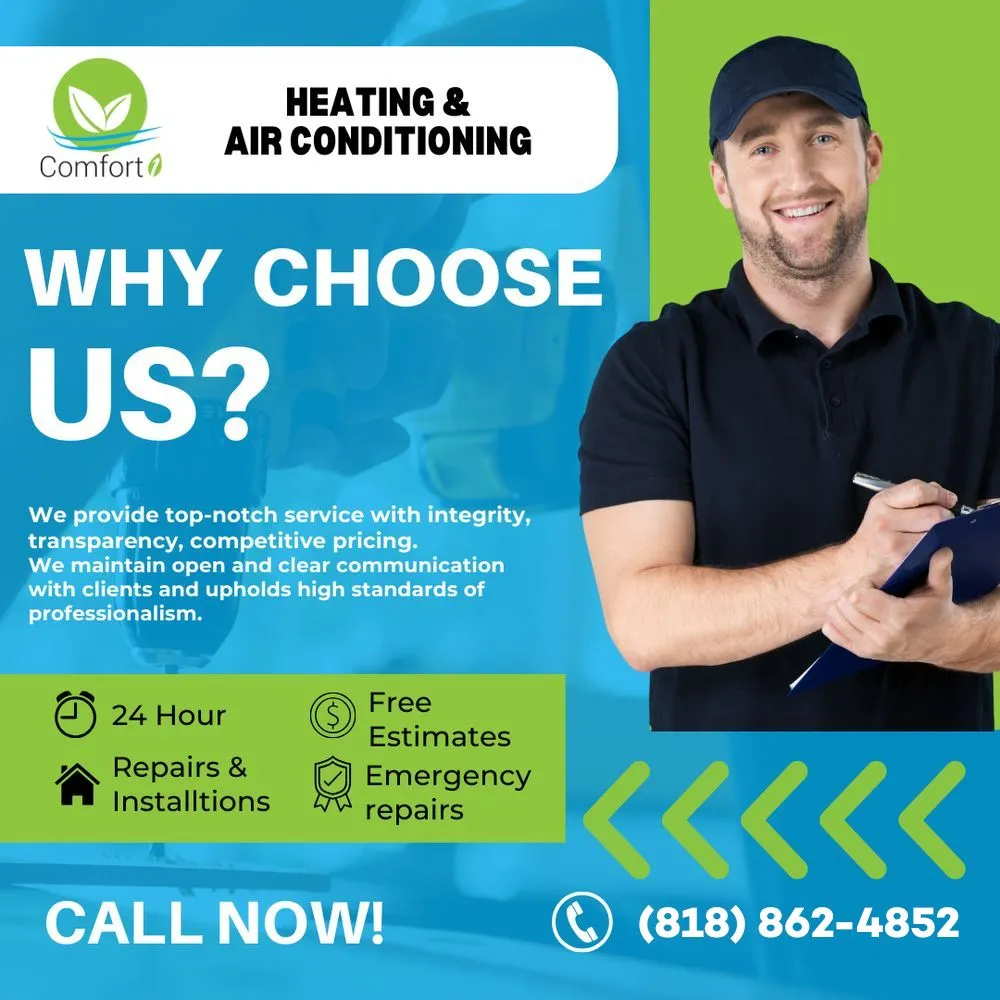 Slide of Comfort 1 Heating & Air Conditioning Services