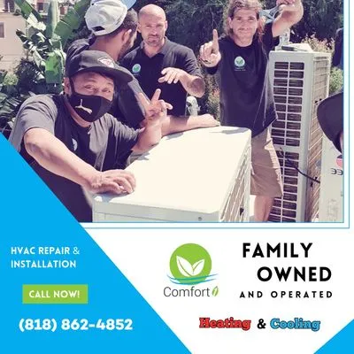 Comfort 1 Heating & Air Conditioning Services Logo