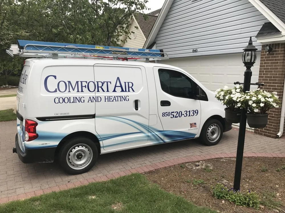 Slide of Comfort Air Cooling and Heating