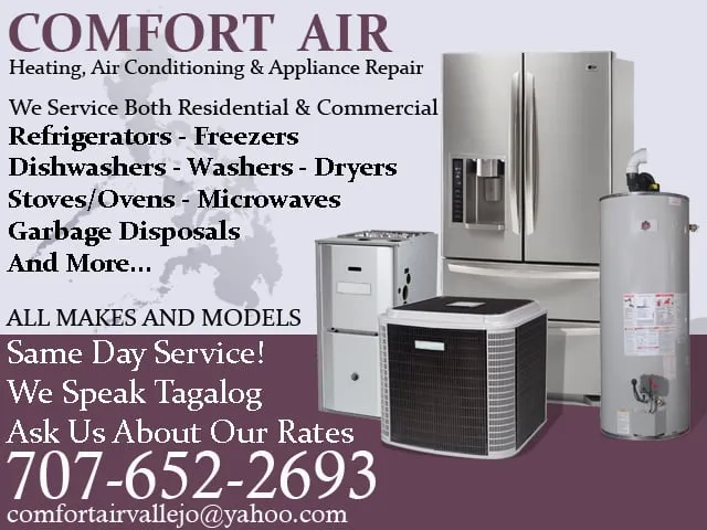 Slide of Comfort Air