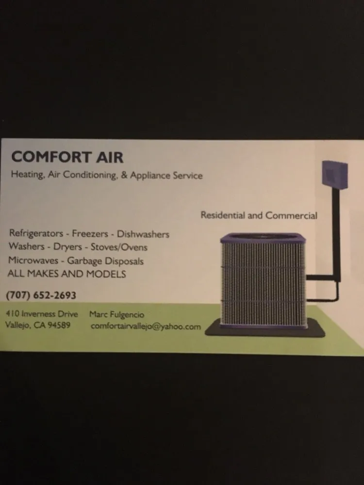 Slide of Comfort Air