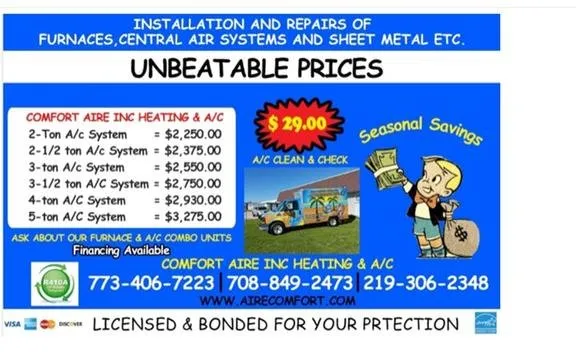 Slide of Comfort Aire