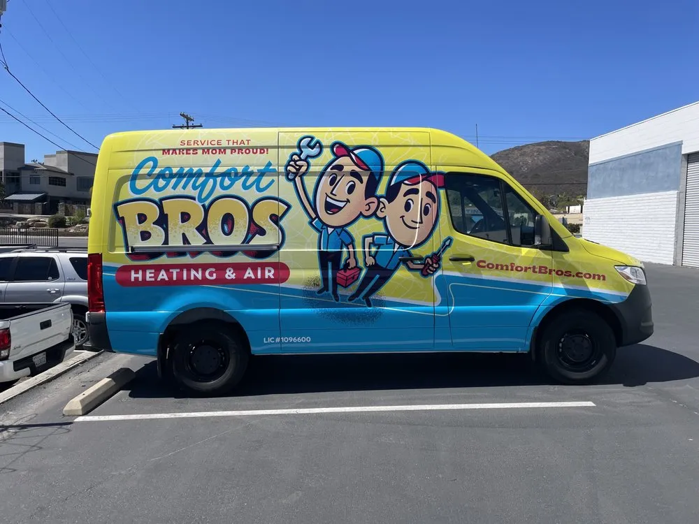 Slide of Comfort Bros Heating, Air & Plumbing.