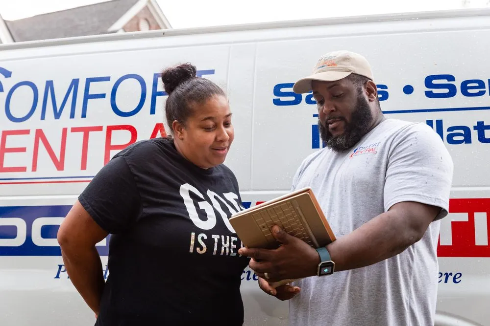 Slide of Comfort Central Cooling & Heating