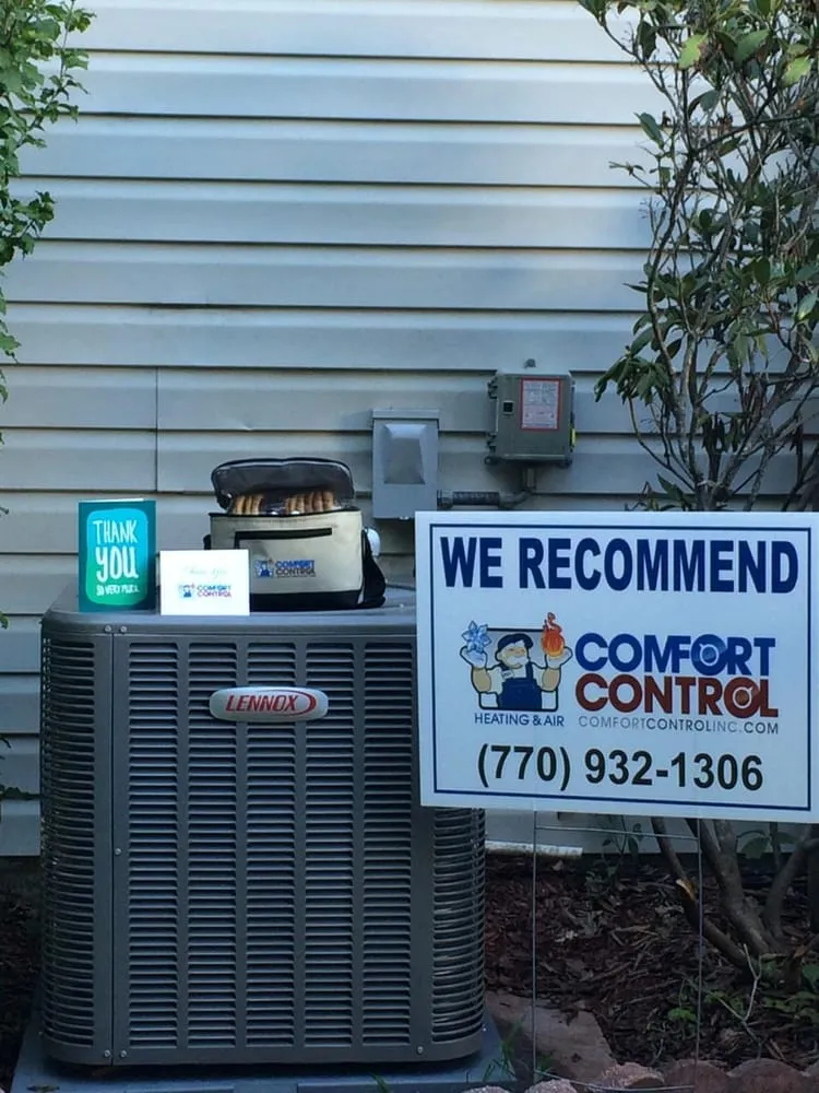 Slide of Comfort Control Heating & Air