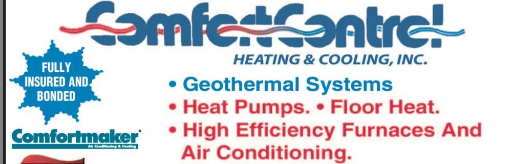 Slide of Comfort Control Heating & Cooling