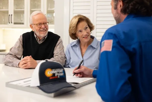 Comfort First Heating and Cooling Logo