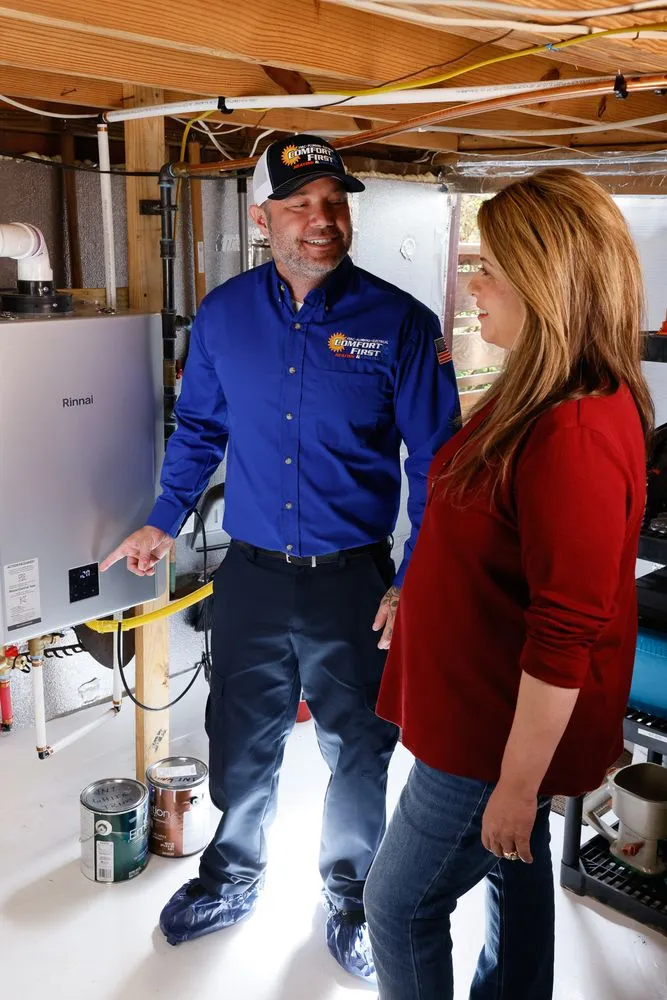 Slide of Comfort First Heating and Cooling