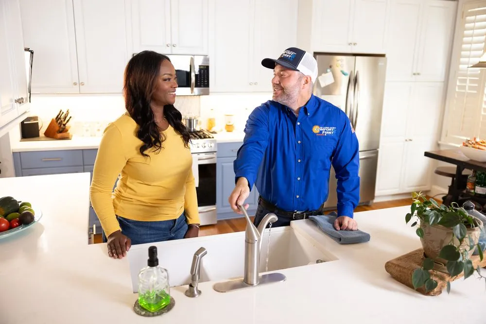 Slide of Comfort First Heating and Cooling