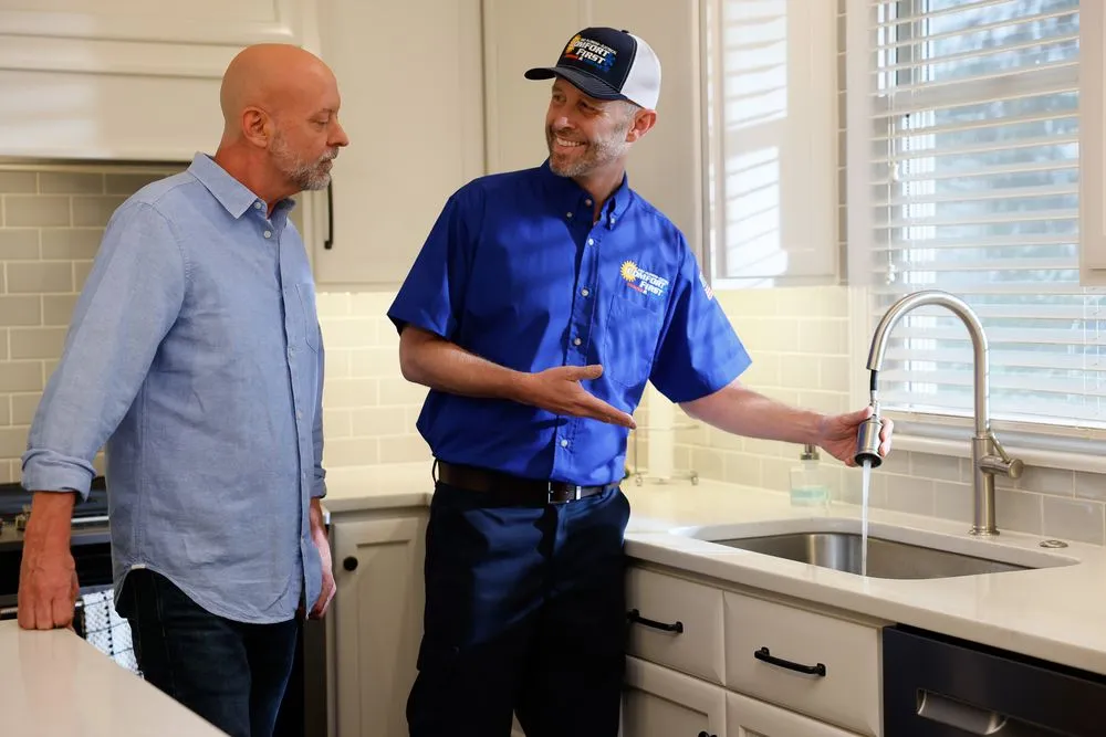 Slide of Comfort First Heating and Cooling