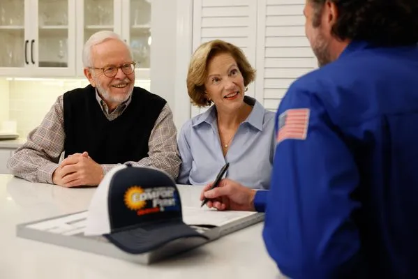 Comfort First Heating and Cooling Logo