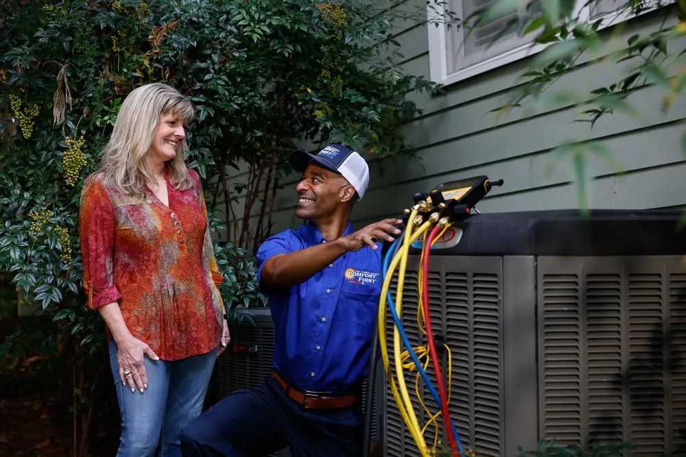 Slide of Comfort First Heating and Cooling