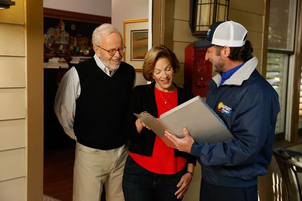 Slide of Comfort First Heating and Cooling