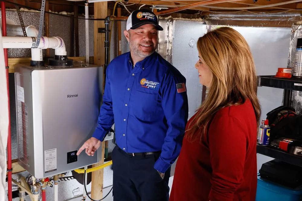 Slide of Comfort First Heating and Cooling