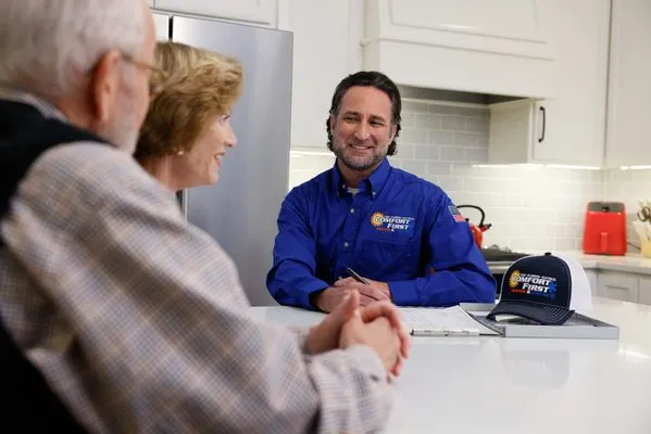 Comfort First Heating and Cooling Logo