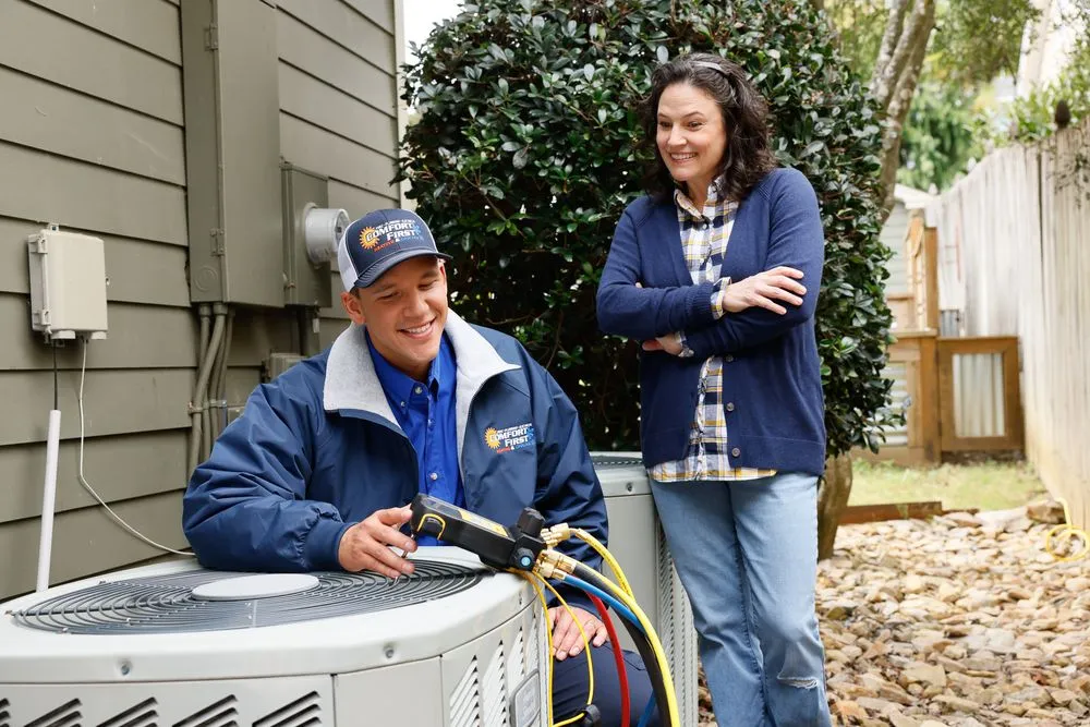 Slide of Comfort First Heating and Cooling