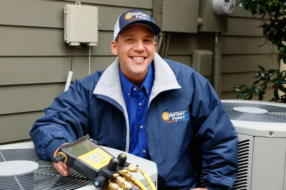 Slide of Comfort First Heating and Cooling