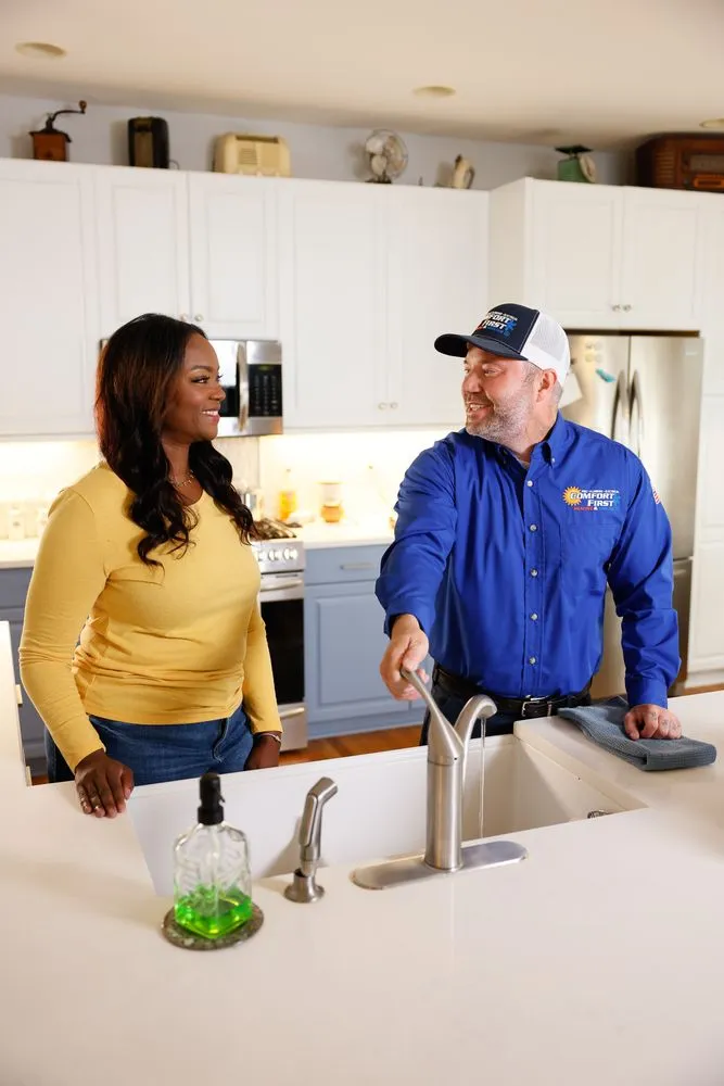 Slide of Comfort First Heating and Cooling