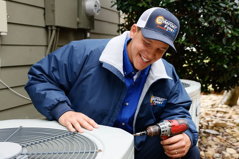 Slide of Comfort First Heating and Cooling