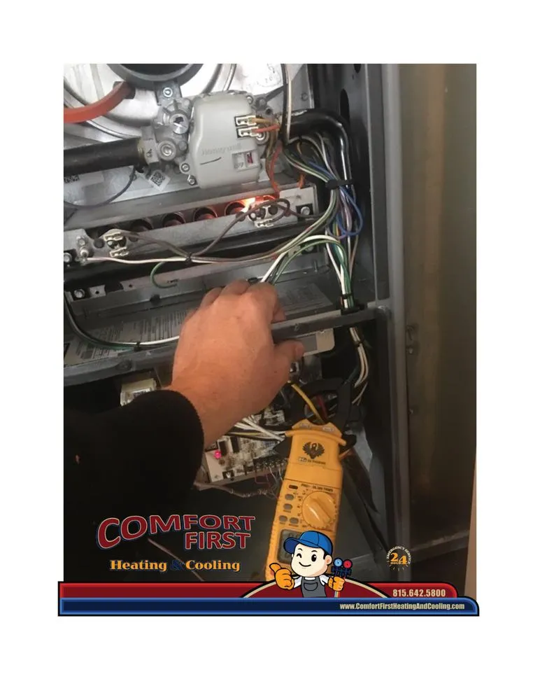 Slide of Comfort First Heating and Cooling