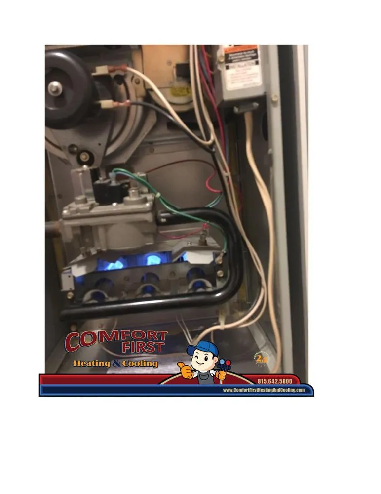 Slide of Comfort First Heating and Cooling