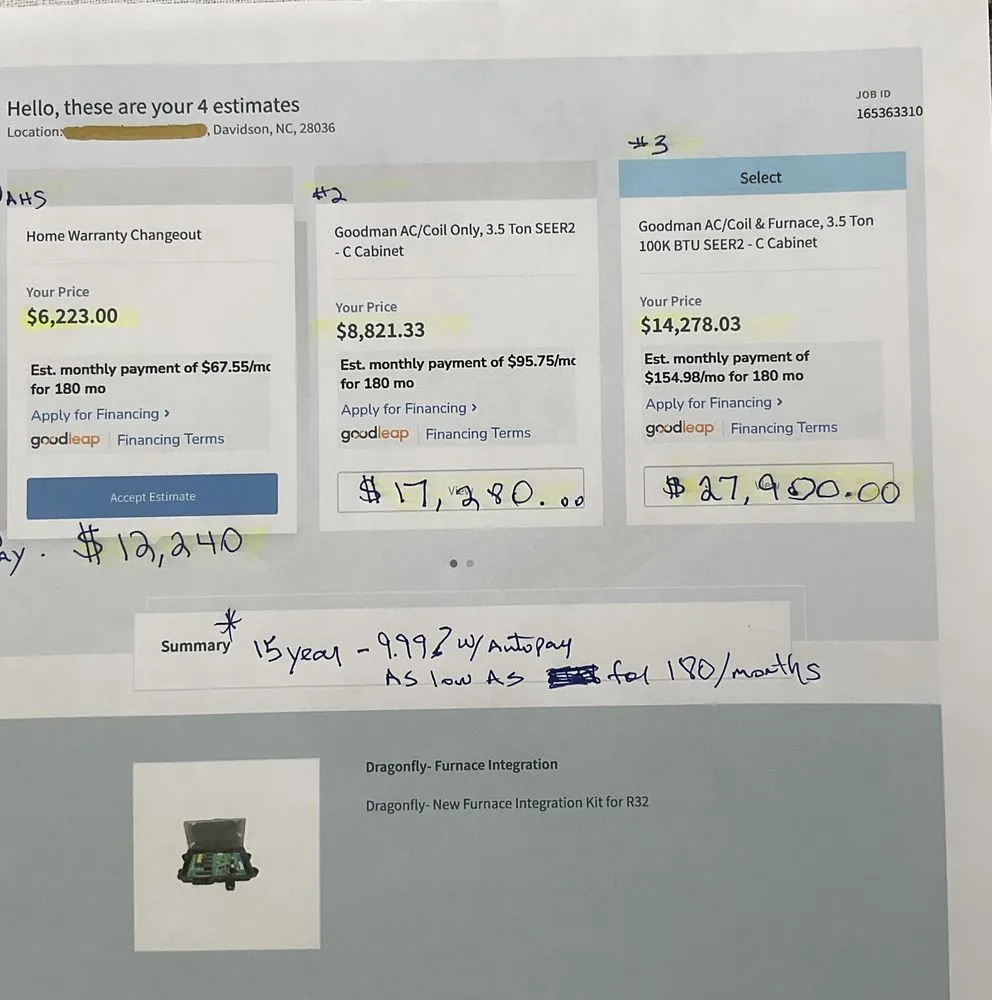 Slide of Comfort First Heating and Cooling
